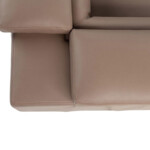 Recliner Leather L Shaped Sectional Reclining Living Room Sofa
