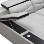 Bumper Sectional Genuine Leather Sofa New Living Room Furniture