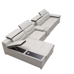 Bumper Sectional Genuine Leather Sofa New Living Room Furniture