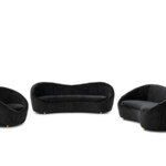 Minimalist Curved 321 Sofa Modern Light Luxury Living Room Furniture