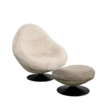 Lamb Velvet Italian Light Luxury Simple Modern Design Leisure Chair