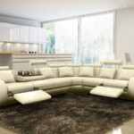 Corner Sectional Sofa Fashion Creative Black Red Yellow Gray Leather Recliner