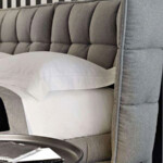 Bedroom Furniture Modern Upholstered Genuine Leather Italian Luxury Bed